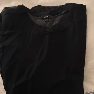 Vince cashmere two tone sweater been dry cleaned